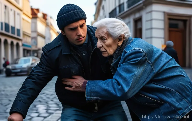 형법상 위법성 조각사유 - Prompt 1: Legitimate Self-Defense**