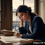 Home 17 상법상 회사의 해산과 청산 - **Prompt: The Entrepreneur's Burdened Decision**
An ultra-realistic depiction of a French entrep...